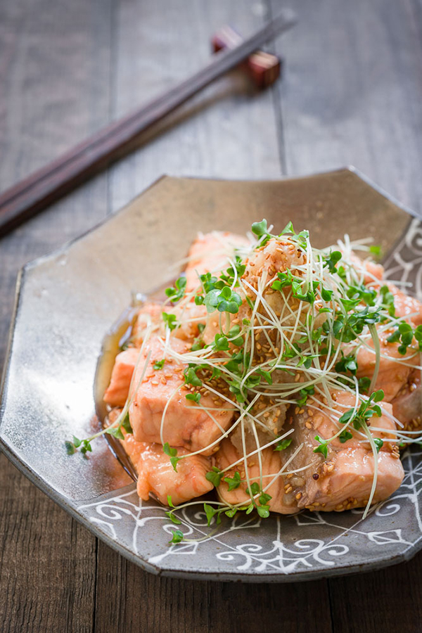 Make Ginger-Marinated Poached Salmon
