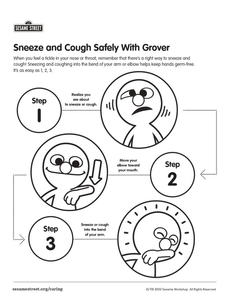 Prepare for Back to School: Sneeze and Cough Safely With Grover