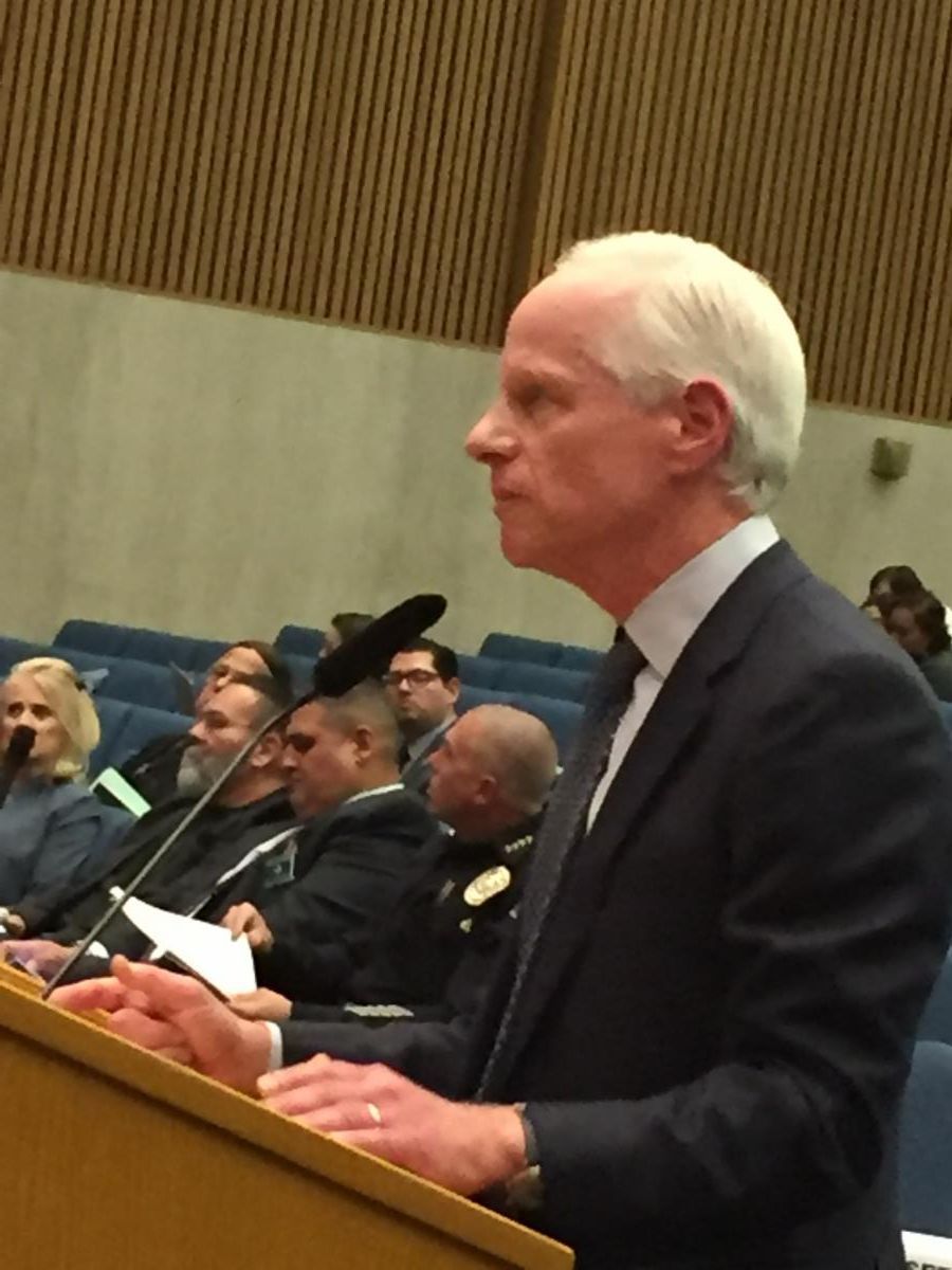 Board Member, Philip N. Feder, Testifies at Public Hearing